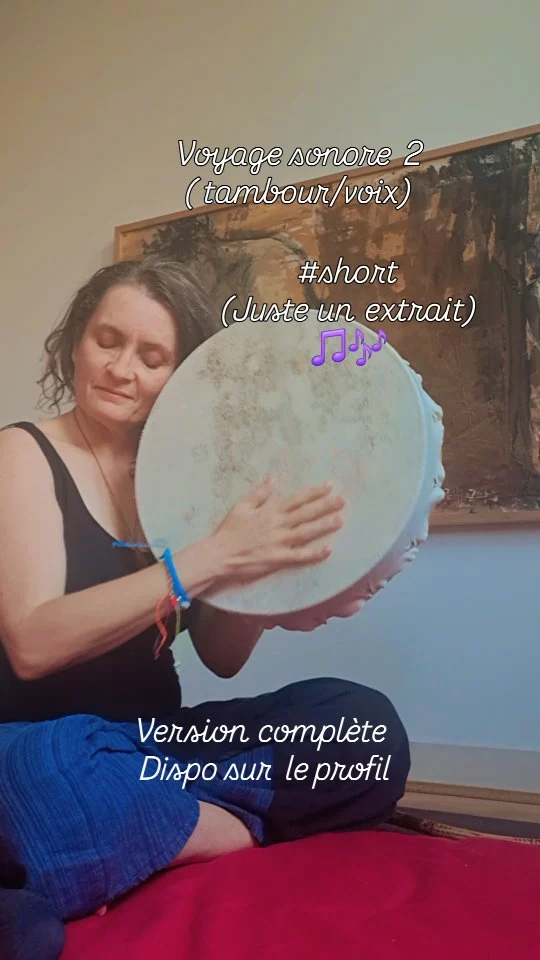 La version short du voyage sonore 2e partie tambour et voix ... 

La vidéo compléte est disponible sur mon profil! 

Juste pour donner le goût ! 

Soyez curieux, ressentez, laissez vous traverser... et écoutez la version longue. ..

Amandine 

#tymamandine #tymbienetre #voyagesonore #eleversontauxvibratoire #tambourchamanique #shorts #bienetre43 #